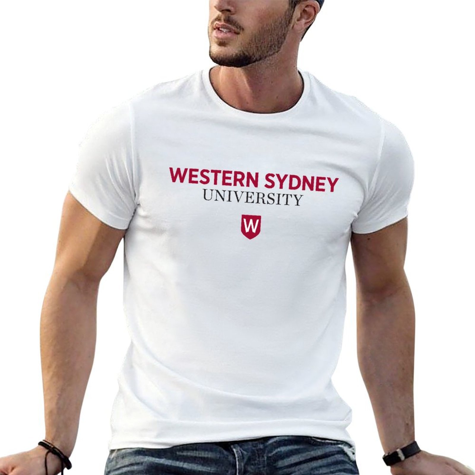 Men'S Fashion Sydney - T-shirt van Western Sydney University, Koreaanse