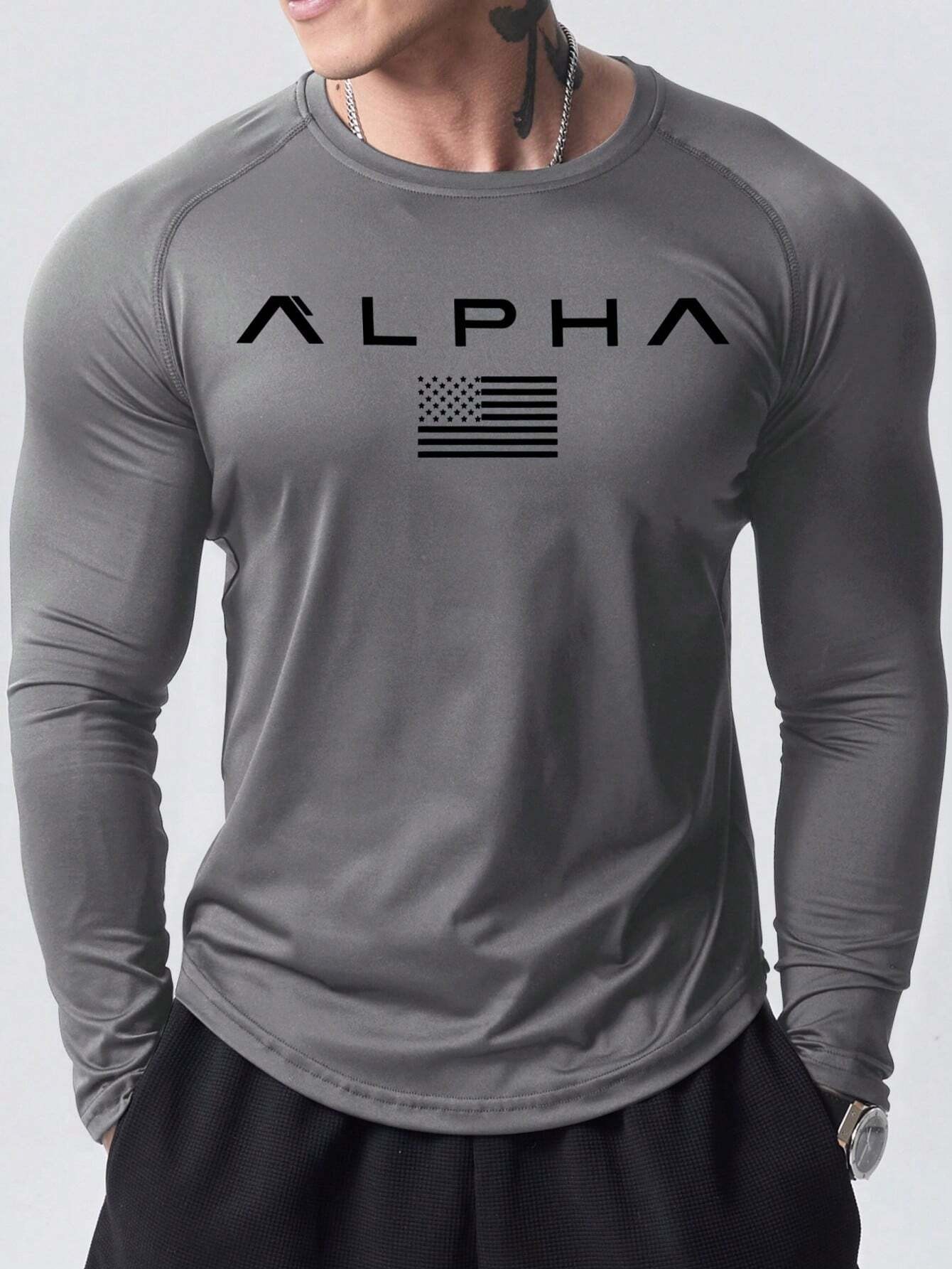 Nieuw heren T-shirt met lange  - Mens Fashion Clothes recensie en prijs