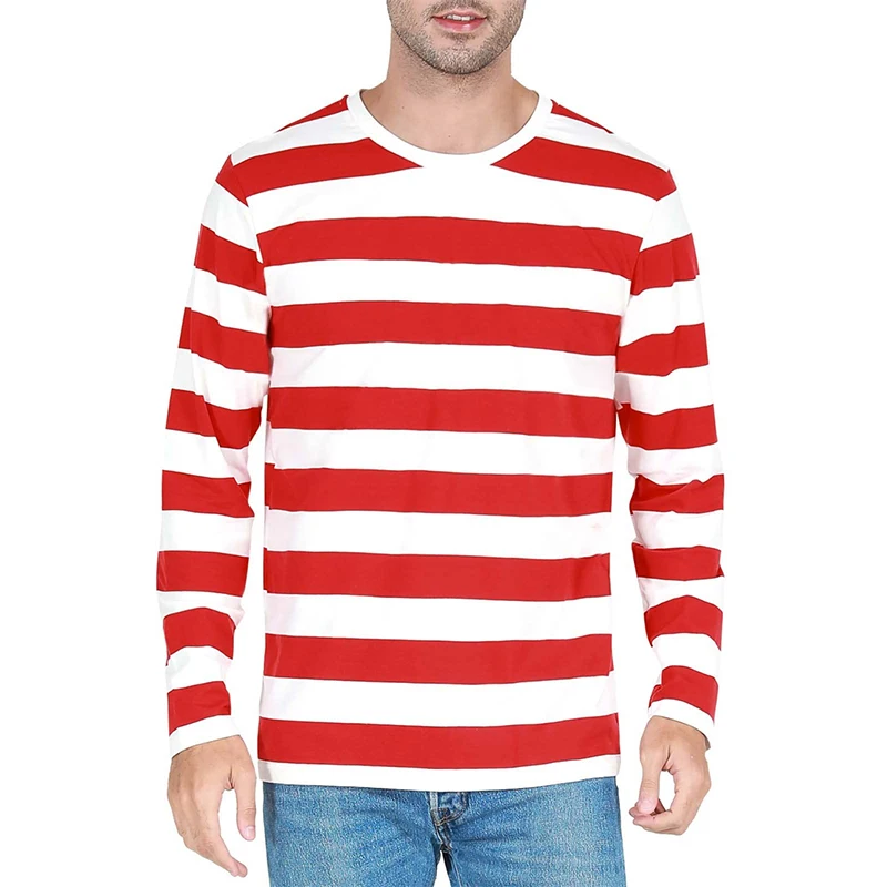 Contraststreep 3D-print Heren  - Men'S Fashion T Shirts recensie en prijs