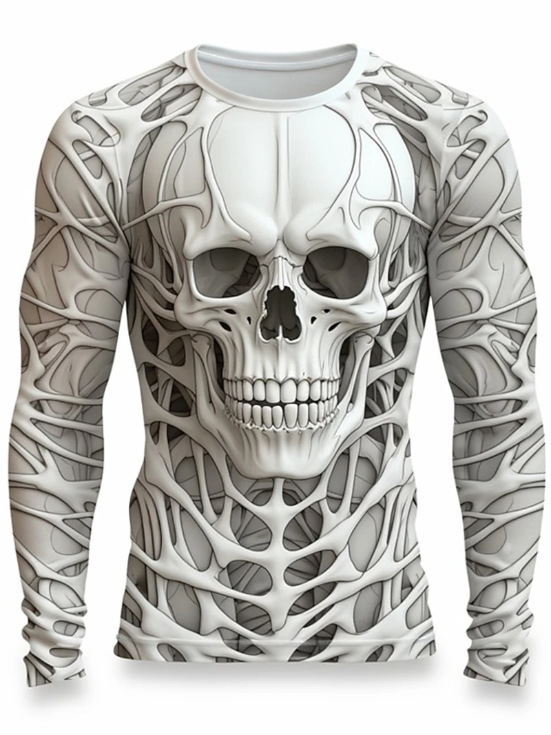 3D Print Skelet Schedels Patro - Mens Fashion Clothes recensie en prijs
