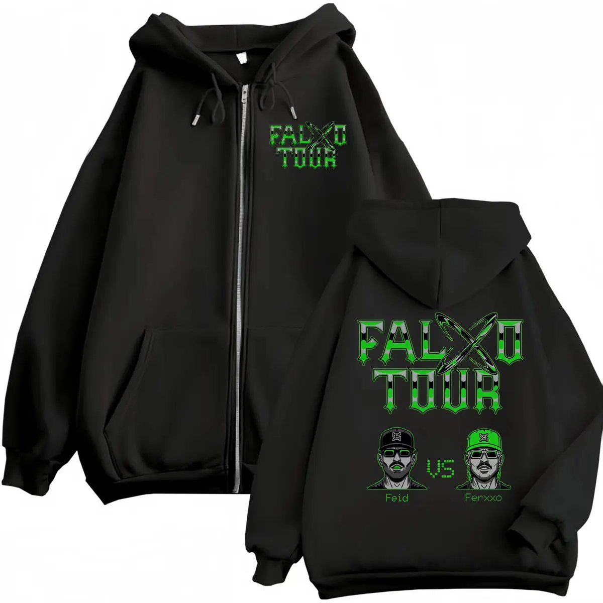 Feid Vs Ferxxo Falxxo Tour 202 - Mens Fashion Zip Up Hoodies recensie en prijs